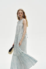 Relaxed Halterneck Maxi Dress