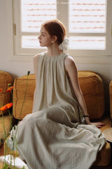 Slouchy Tie A-Line Dress