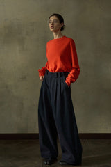 Minimalist Crew Neck Knitted Base Layer