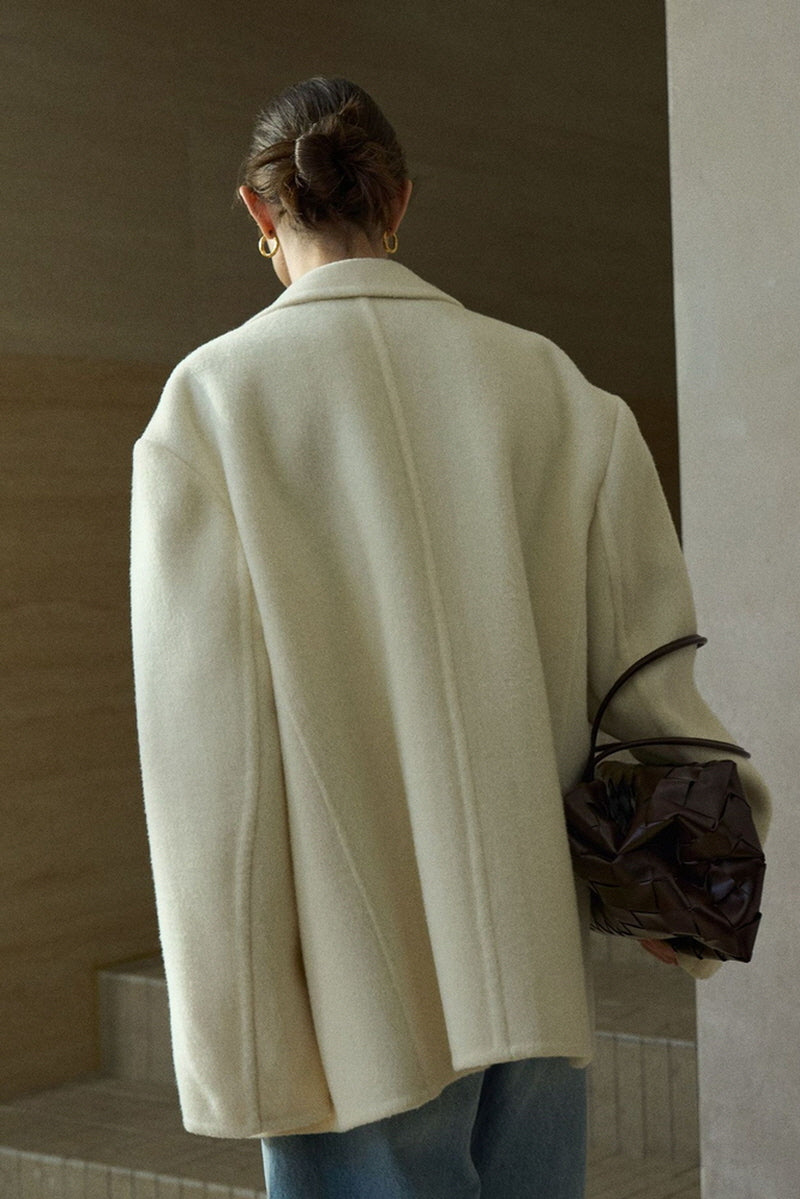Wide-Shoulder Vintage Blazer