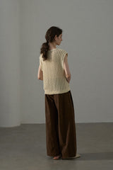 Curved Loose Slacks