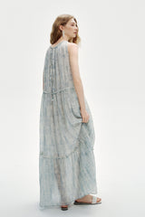 Relaxed Halterneck Maxi Dress