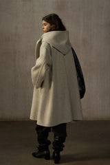 Detachable Hood Reversible Coat
