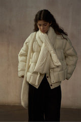 Cozy Seamless Quilted Down Jacket