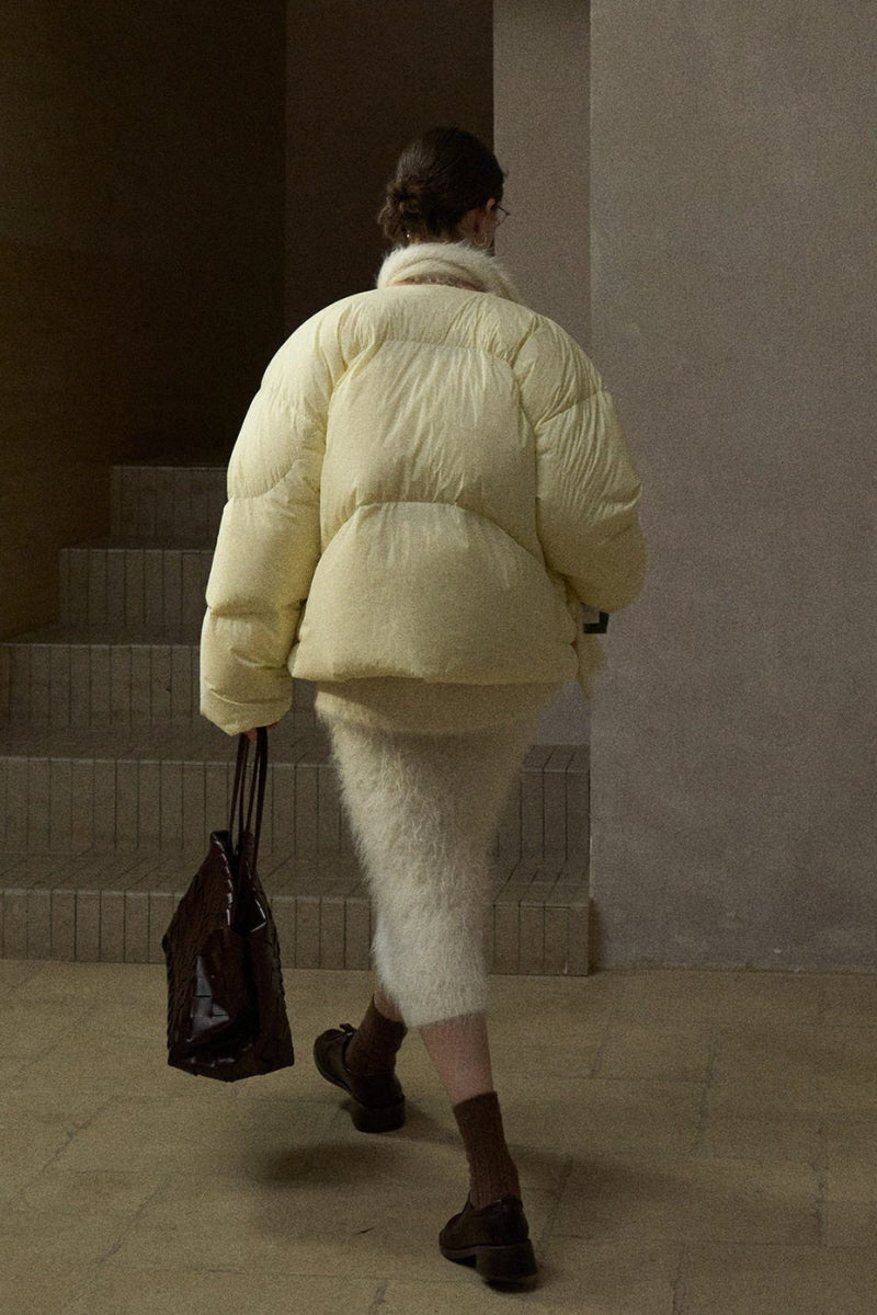 Detachable Bud-Collar Puffer Jacket