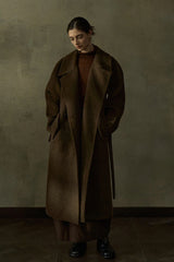 Waist-Lapel Reversible Duffle Coat