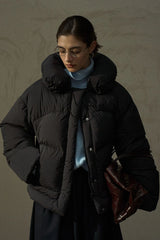 Detachable Bud-Collar Puffer Jacket