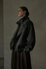 Double Zipper Silhouette Jacket