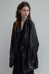 Waist-Tucked Vintage Loose Jacket