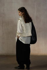 Quilted Boxy Down Vest