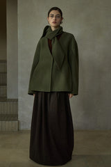 Rabbit Ear Scarf Reversible Jacket