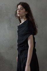 Kink Shoulder Bandeau Top