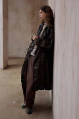 Relaxed Silhouette Trench Coat
