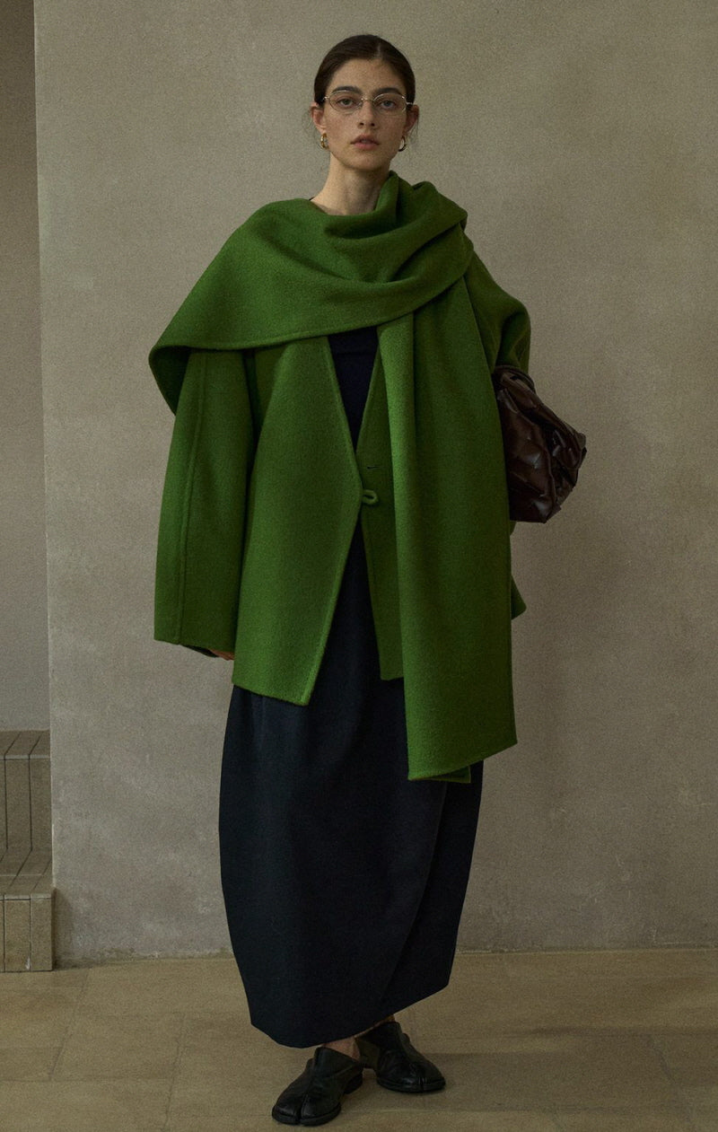 Soft Draped Autumn Scarf