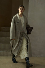 Tunic Lapel Oversized Long Coat