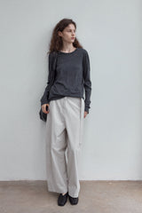 Sweet Rain Knitted Long Sleeve T-Shirt