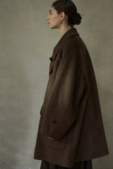 Reversible Raglan Patch-Pocket Coat