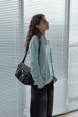 Rainbow After Rain V-Neck Pullover Sweater
