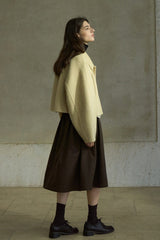 Truncated Lapel Raglan Jacket