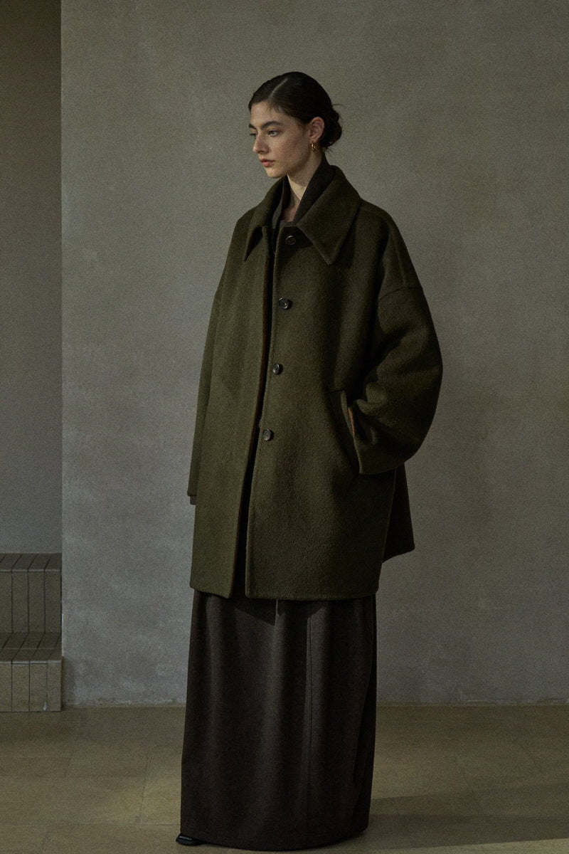 Two-Tone Hidden-Placket Reversible Jacket
