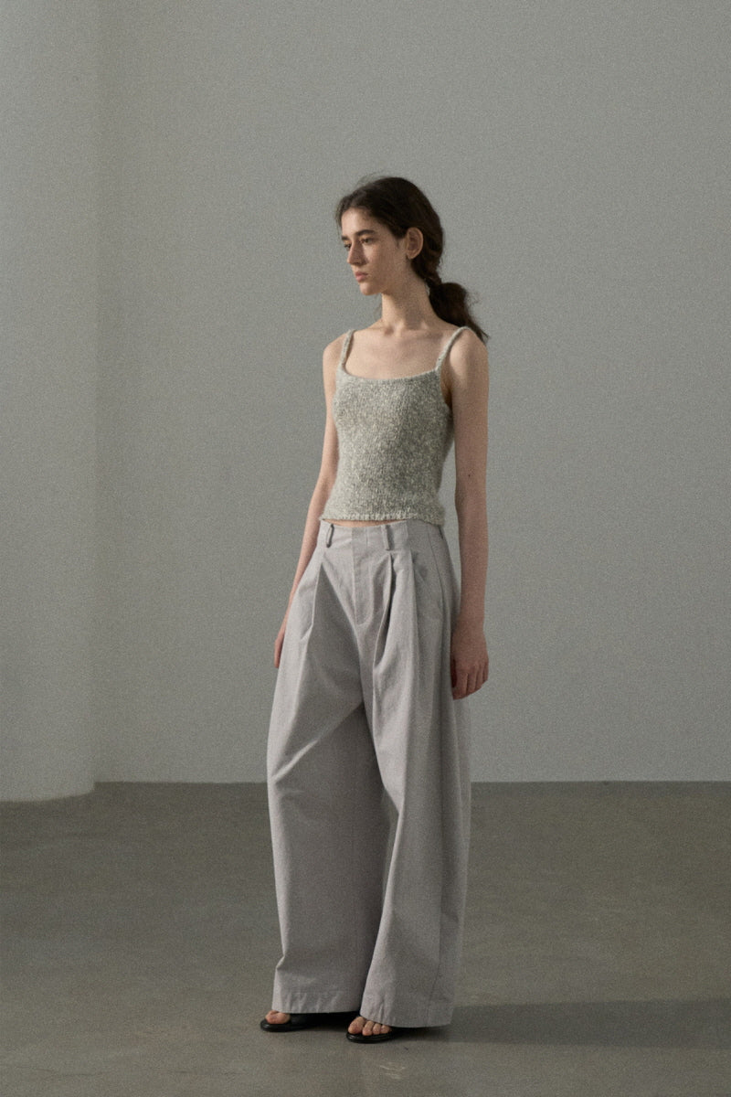 Curved Loose Slacks