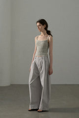 Curved Loose Slacks