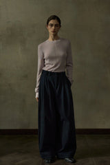 Ribbed Crew-Neck Base Top