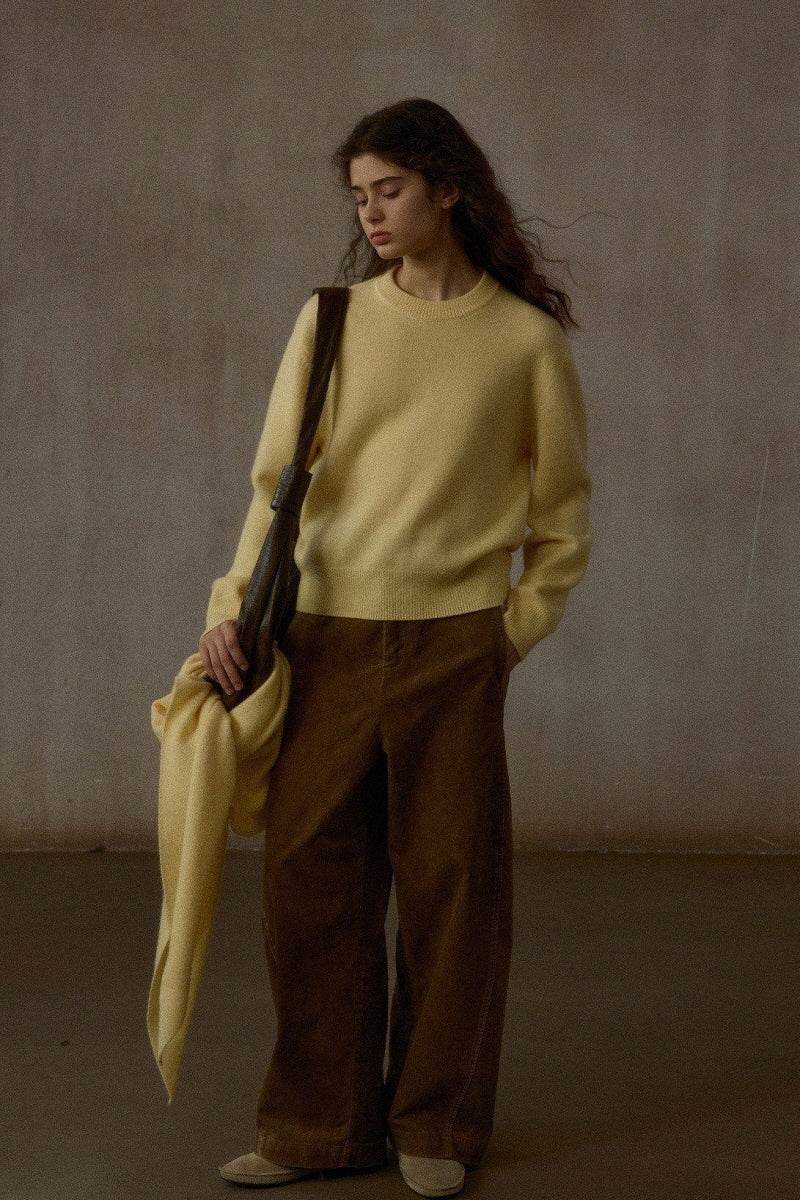 Lazy Fit Crew Neck Pullover