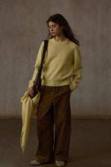 Lazy Fit Crew Neck Pullover