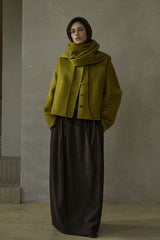 Crew Neck Short Jacket