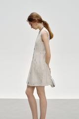 Round Neck Sleeveless Vest Dress