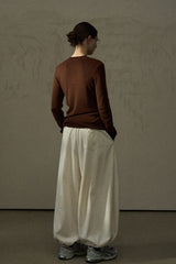 Volume Drawstring Slacks