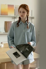 Lazy Loose-Fit Long Sleeve Shirt