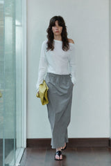 Flower Bud Drawstring Skirt