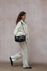 Loose Hooded Vintage Jacket