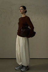 Volume Drawstring Slacks