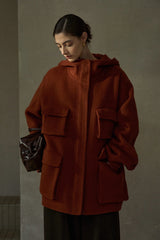 Lazy Hooded Reversible Cargo Jacket