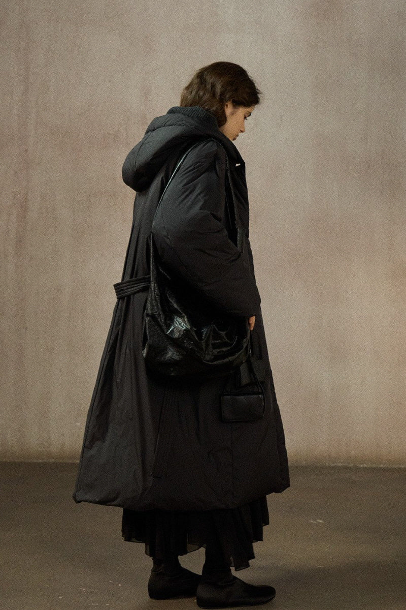 Oversized Hooded Puffer Coat