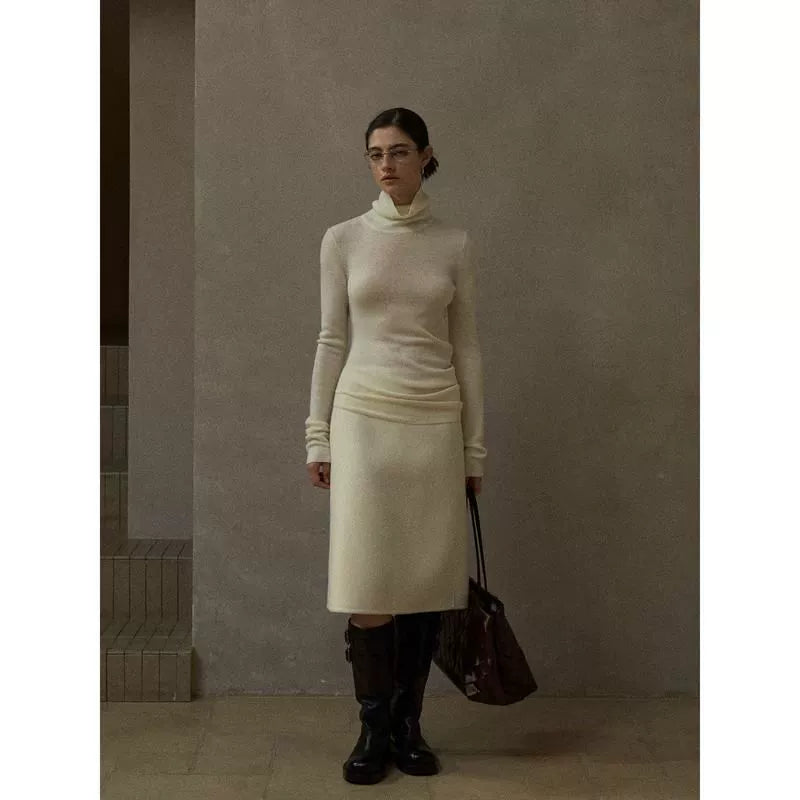 Stacked Turtleneck Knit Top