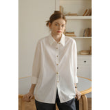 Deconstructed Loose-Fit Long Sleeve Shirt