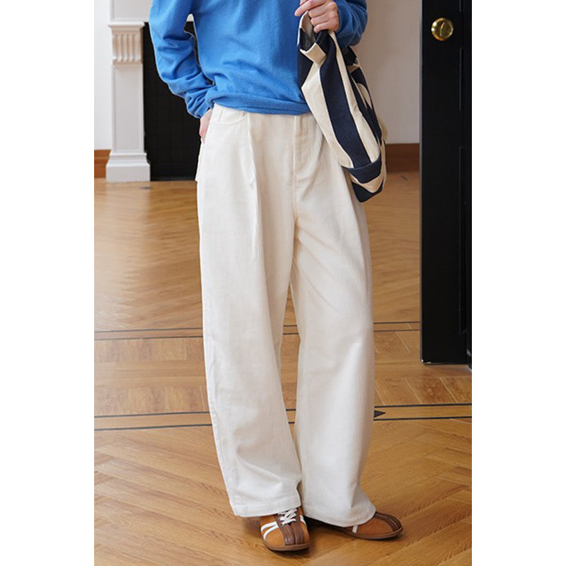 Straight Slouchy Trousers