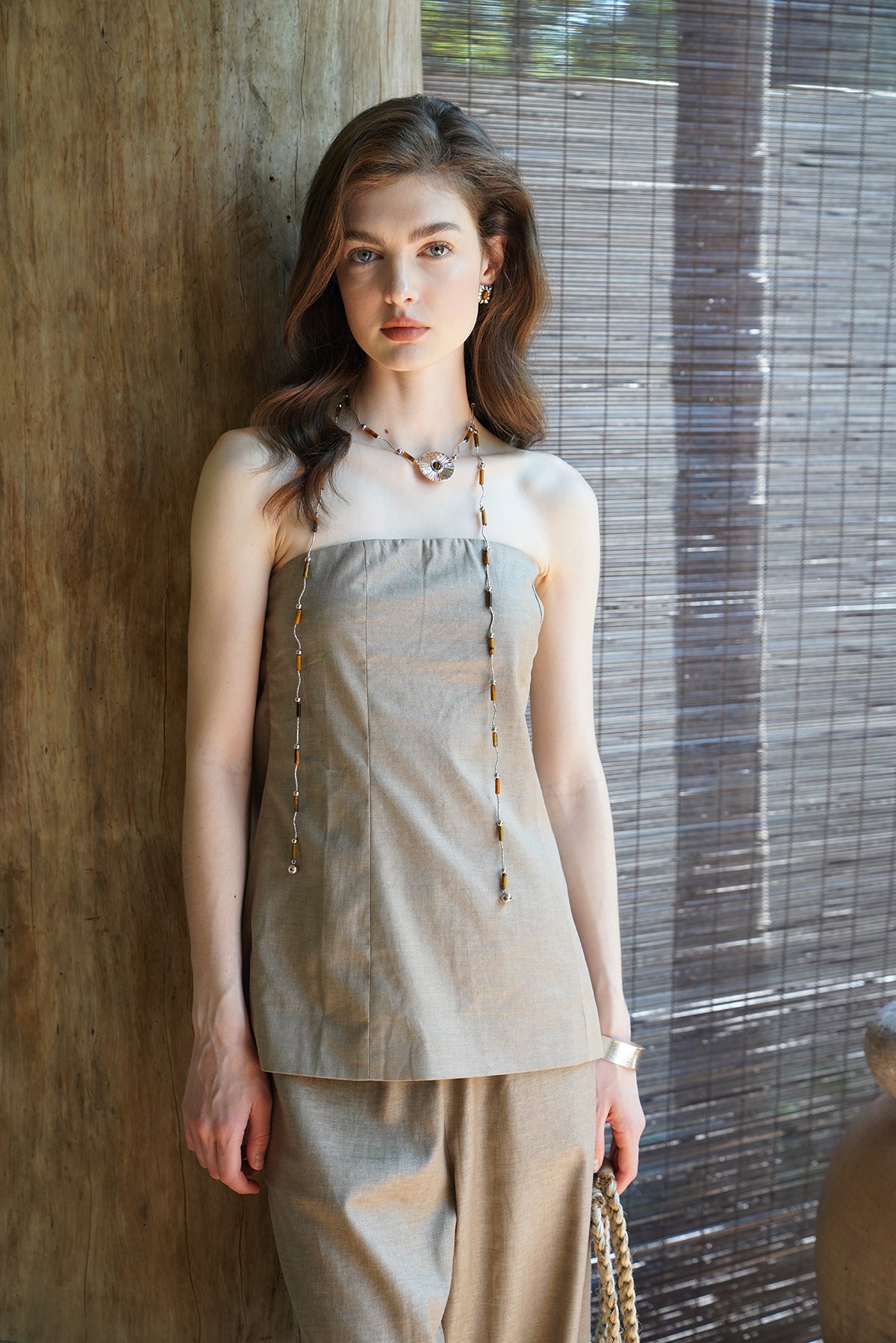Relaxed Linen Vest