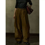 High-Waist Pleated Slacks