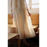 Gentle Wind Butterfly Print Skirt