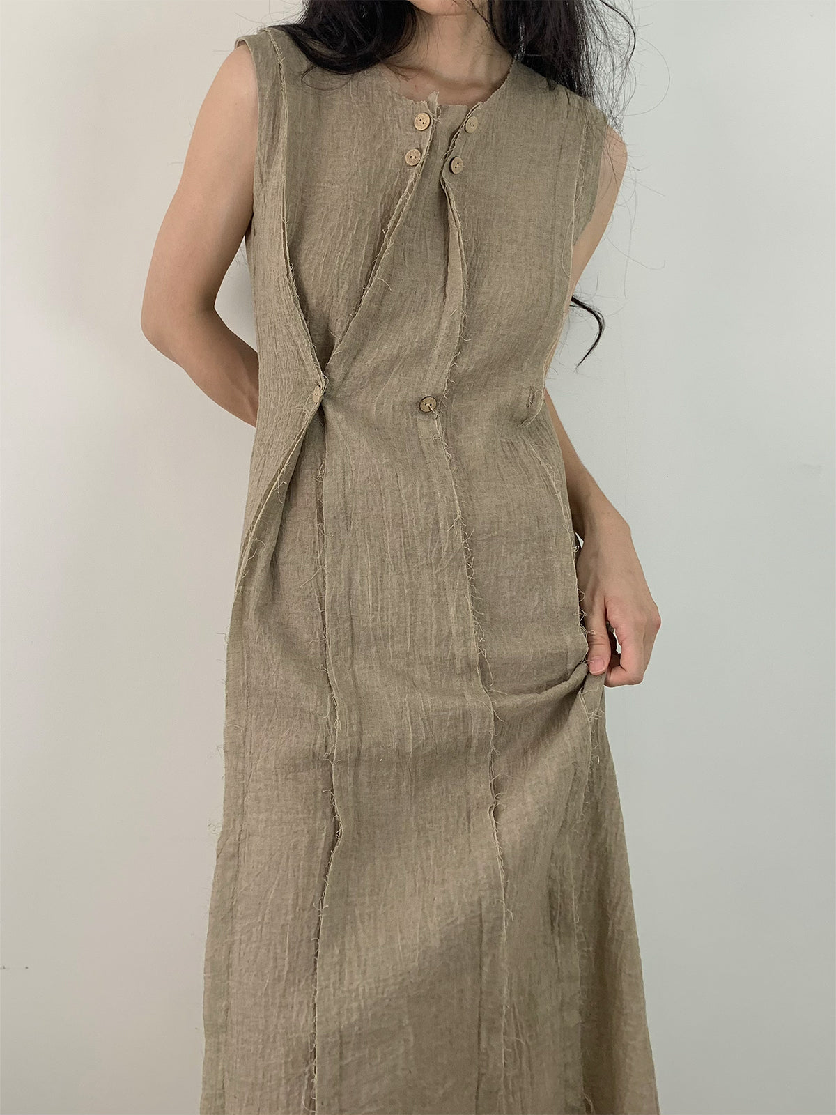 Raw Edge Dress
