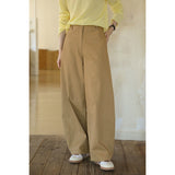 High Waist Wide-Leg Scimitar Pants